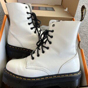Dr. Martens high-top boots - White Jadon Boot Smooth Leather Platform